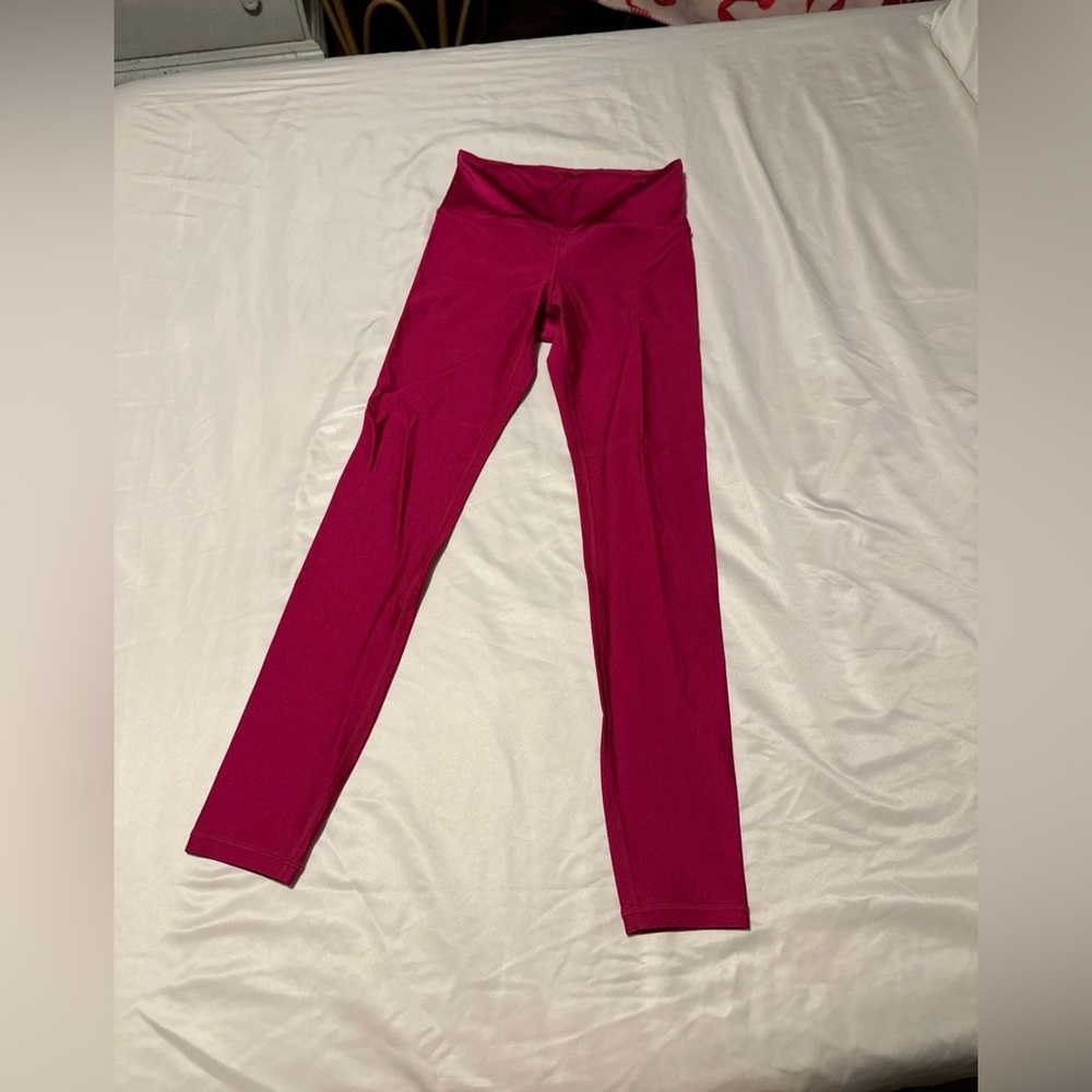 Fuchsia Sparkly Athleta Leggings Small